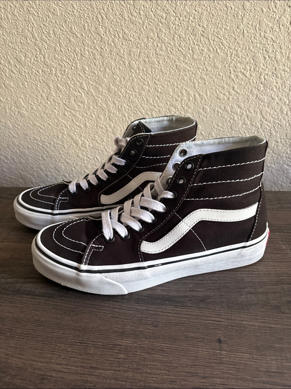 Vans High-Top Sneakers - Black and White